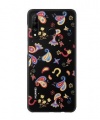 Huawei Leather Bag Gsm - 51993073 Huawei P30 Lite Pc Case Floral Black